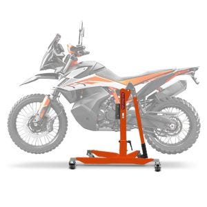 Motorcycle stand compatible with Motocross, Enduro 21-25 orange ConStands DP2235