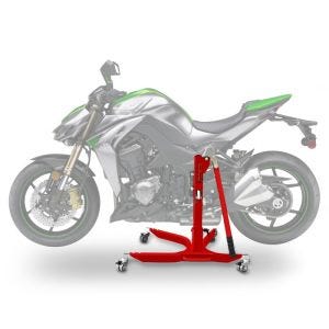 Central Stand compatible with Kawasaki Z 1000 14-20 red Paddock Stand ConStands Power-Classic