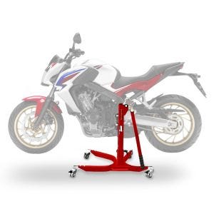 Central Stand compatible with Honda CB 650 F 14-18 red Paddock Stand ConStands Power-Classic