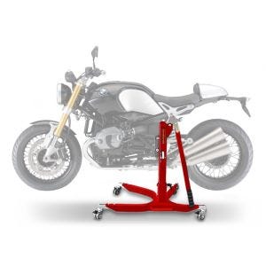 Central Stand compatible with BMW R NineT 14-23 red Paddock Stand ConStands Power-Classic