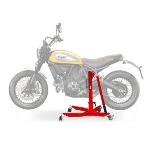 Central Stand compatible with Ducati Scrambler Café Racer 17-20 red Paddock Stand ConStands Power-Classic