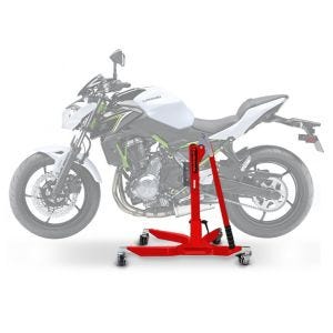 Central Stand compatible with Kawasaki Z 650 17-25 red Paddock Stand ConStands Power-Classic