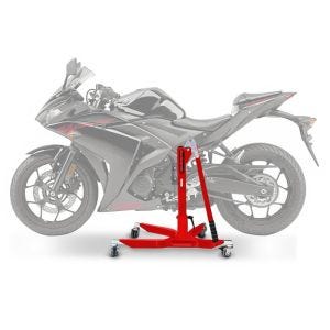 Central Stand compatible with Yamaha YZF-R3 15-18 red Paddock Stand ConStands Power-Classic