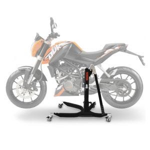 Central Stand compatible with KTM 200 Duke 12-15 black matt Paddock Stand ConStands Power-Classic