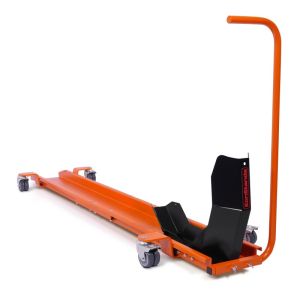 Motorbike Dolly Mover with Wheel Chock ConStands Smart-Mover max 450 kg orange