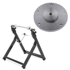 Adapter suitable for BMW R 1200 GS 04-18 wheel balancer and tyre changer + Wheel balancer ConStands WU-2 Tire balancer black