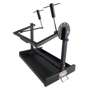 Engine stand rotatable ConStands repair stand for 1-cylinder and 2-cylinder engines black