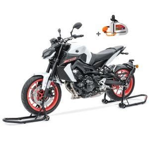 Set SM19 Paddock Stand Constands with Disc lock alarm compatible with Kawasaki Vulcan S / Café