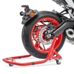 Montageständer hinten für KTM 890 Duke R Rangierhilfe Constands XB2 L rot_1