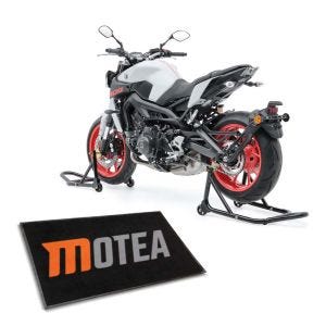Set SM26 Paddock Stand Set ConStands with garage floor mat compatible with Aprilia Dorsoduro 1200 / 900 / 750