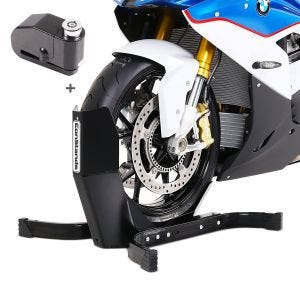 Set SM2 Motorradwippe Easy Plus und Alarm Bremsscheibenschloss für BMW F 900 R / XR / G 310 GS / R ConStands_1