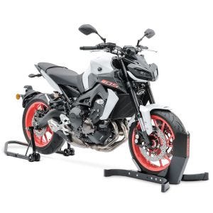 Montageständer Set mit Wippe für Suzuki Gladius 650 CEB vorne hinten schwarz_1