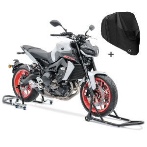 Set SM21 Montageständer vorne und hinten mit Abdeckplane XL für Suzuki Gladius 650 / GSX 650 F_1