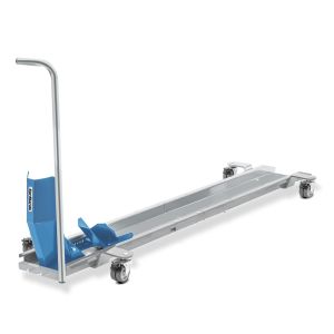 Motorbike Dolly Mover with Wheel Chock ConStands Smart-Mover max 450 kg galvanized - blue