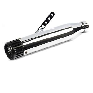 Craftride Exhaust compatible with Suzuki Marauder VZ 800 Rear Silencer Straight chrome