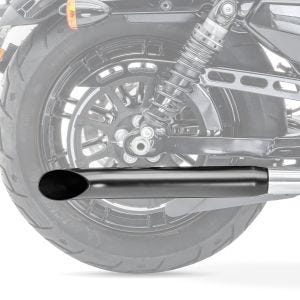 Craftride Endschalldämpfer Indian Scout / Bobber / Sixty Caferacer Turn Out schwarz_1