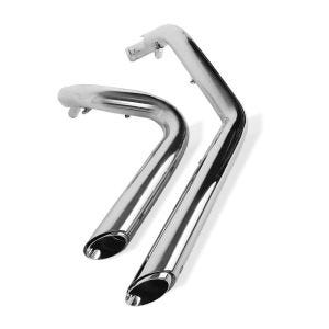 Craftride Exhaust Muffler Short Shot Motorbike rear Silencer fits for Harley Davidson Sportster 04-13 in chrome