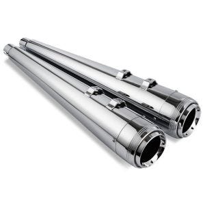Craftride Exhaust Muffler EX2 Rear Silencer Motorbike Set fits for Harley Davidson Touring 95-16 chrome
