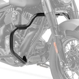 Crash Bar Mustache compatible with Indian Chief, Chieftain, Springfield, Roadmaster 15-24 black Craftride