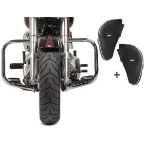 Sturzbügel Set für Harley Softail Slim 12-17 mit Spritzschutz Craftride S-Y1_1
