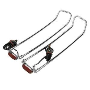 Saddlebag Lid Rail LED fits for Harley Davidson Touring 93-13 chrome Craftride