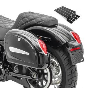 Motorrad Seitenkoffer Set Craftride Michigan je 18Ltr inkl. Haltesatz_1