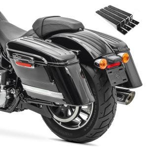 Koffer für Honda Shadow VT 750 / 600 / 125 C + Halter Harte Satteltaschen Craftride SC6_1