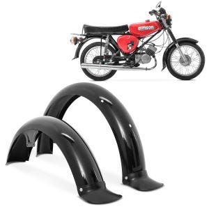 Mudguard front + rear compatible with Simson S50 / S51 / S70 fenders + mud flaps Fender Craftride black