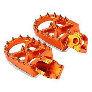 MX Fußrasten für KTM 450 EXC / EXC-F / SX-F Xdure FF5 orange_0