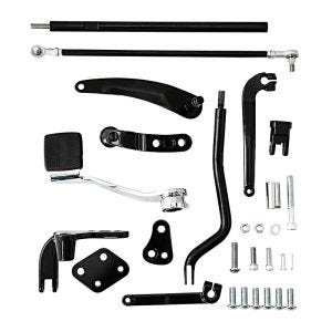 Vorverlegte Fussrastenanlage für Harley Davidson Dyna Street Bob 06-17 Craftride RR1_1