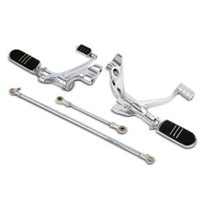 Vorverlegte Fußrastenanlage für Harley Sportster 883 R Roadster 04-13 Craftride chrom_1