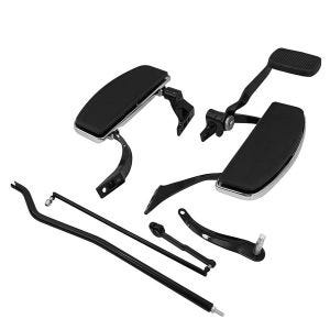 Footboard Kit fits for Harley Davidson Dyna Street Bob 06-17 floorboards Craftride FK2
