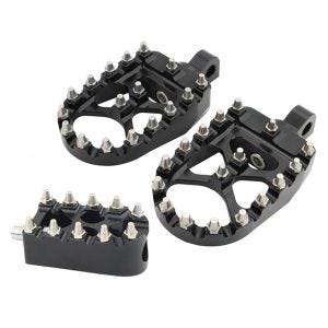 Rider footrests + shifter footrest fits for Harley Davidson Dyna Street Bob Craftride MX black