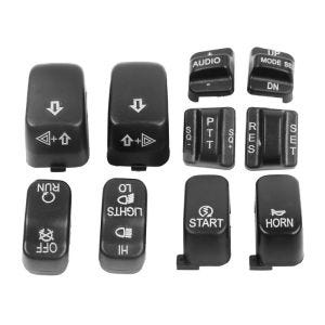 Switch Cap Kit fits for Harley Davidson 96-13 black Craftride