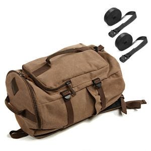 Gepäckrolle für Suzuki Intruder VL 1500 LC Hecktasche Craftride VG5 braun_0