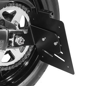 Side Mount license plate holder S compatible with Kawasaki Vulcan S / Café 15-24 black Craftride