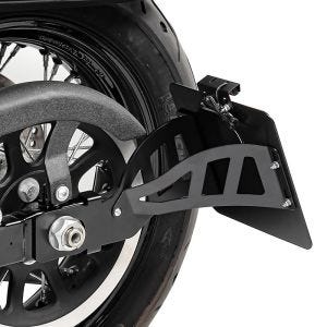 Side Mount license plate holder compatible with Honda Shadow VT 600 C 88-00 Craftride black