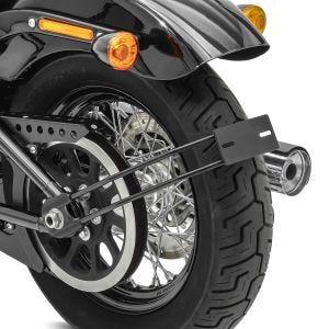 Side Mount license plate holder bracket Universal tail tidy for 20mm axle Craftride PH1