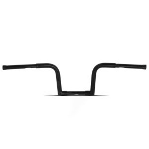 Lenker Fat Ape Hanger Square 10" für Harley-Davidson, Honda, Kawasaki, Suzuki, Yamaha schwarz Craftride_1