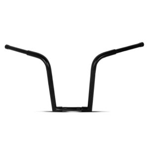Handlebar Square Fat 1-1/4" Height 16" fits for Harley Davidson by Craftride Black