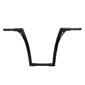 Handlebar Ape Hanger Fat B2 1-1/4" Height 16" fits for Harley Davidson by Craftride Black
