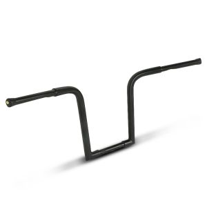 Handlebar Square Fat 1-1/4" Height 12" fits for Harley Davidson by Craftride Black