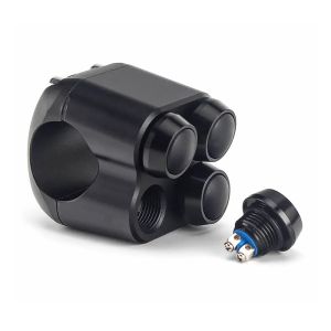 Handlebar Switch 4-Button Control for 22 mm Handlebar Craftride Black