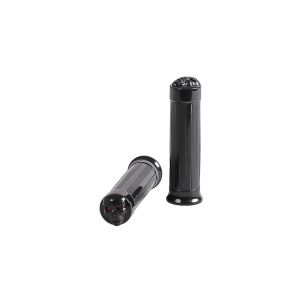 Motorrad Griffe Craftride CG15 Lenkergriffe 1 Zoll CNC Aluminium in schwarz_1