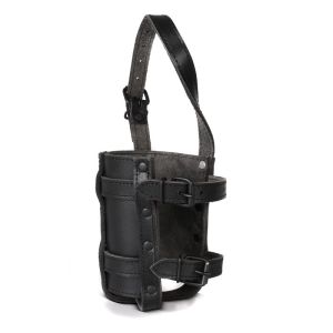 Bottle Holder compatible with Suzuki Intruder VL 1500 LC Bag Craftride 1Ltr black
