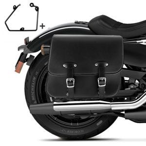 Saddlebag + support compatible with chopper / custombikes 883 R Roadster 02-15 right 20l Craftride