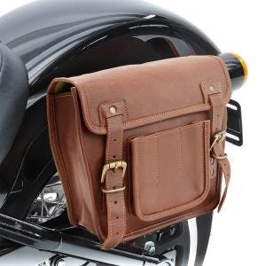 Satteltasche für Yamaha XVS 1300 / 950 A Midnight Star Vintage Tasche Craftride SV4 braun_0