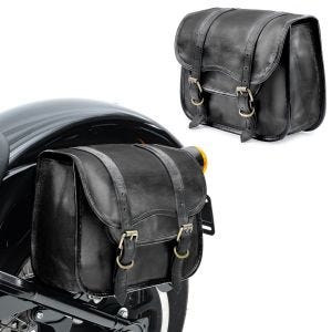Satteltaschen für Royal Enfield Interceptor 650 Craftride SV1 Paar 8Ltr schwarz_1