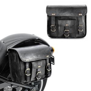 Satteltaschen für Yamaha XVS 1300 / 950 A Midnight Star Craftride SV2 Paar 6Ltr schwarz_0