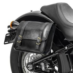 Satteltasche für Royal Enfield Classic 500 Vintage Tasche Craftride SV6 rechts 6Ltr schwarz_0